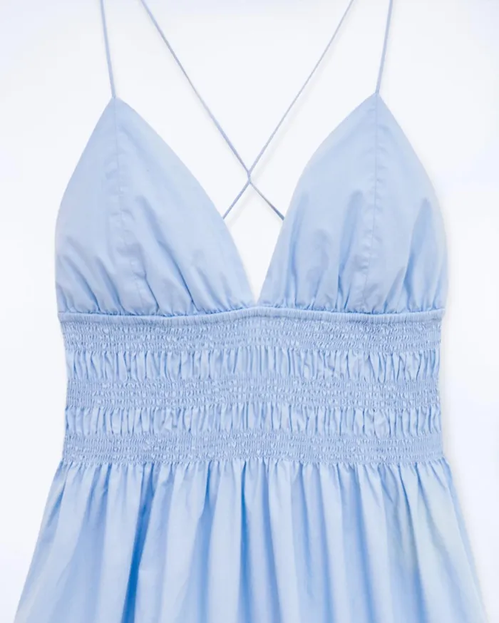 From Future Dresses and Jumpsuits Women Liah Long Strap Dress Baby Blue