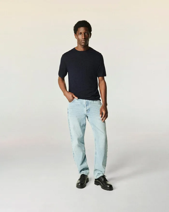 From Future Jeans Men Josh Baggy Jeans Light Blue