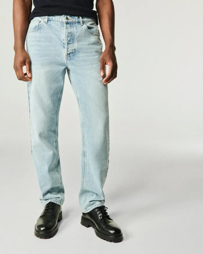 From Future Jeans Men Josh Baggy Jeans Light Blue