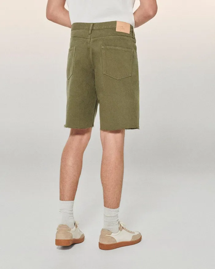 From Future Jeans Men Shorts Bermuda Jack Khaki