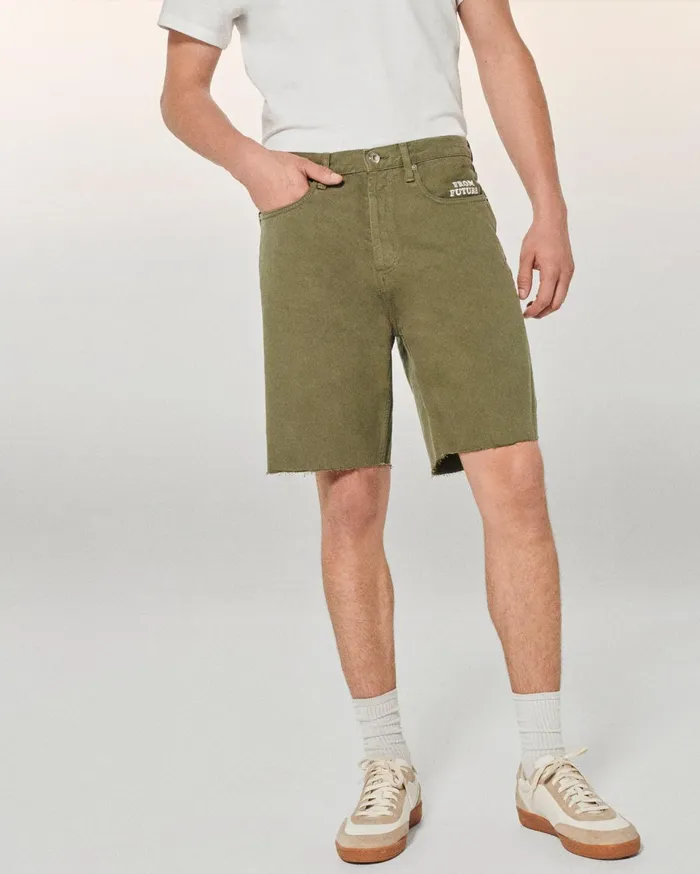 From Future Jeans Men Shorts Bermuda Jack Khaki