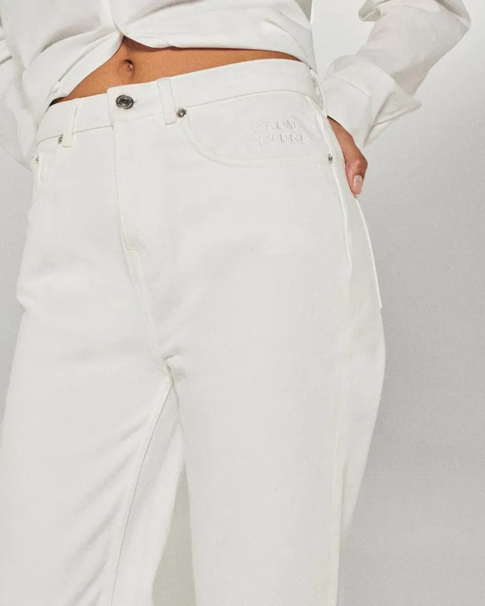 From Future Jeans Women Straight Leg Joseph Jeans White