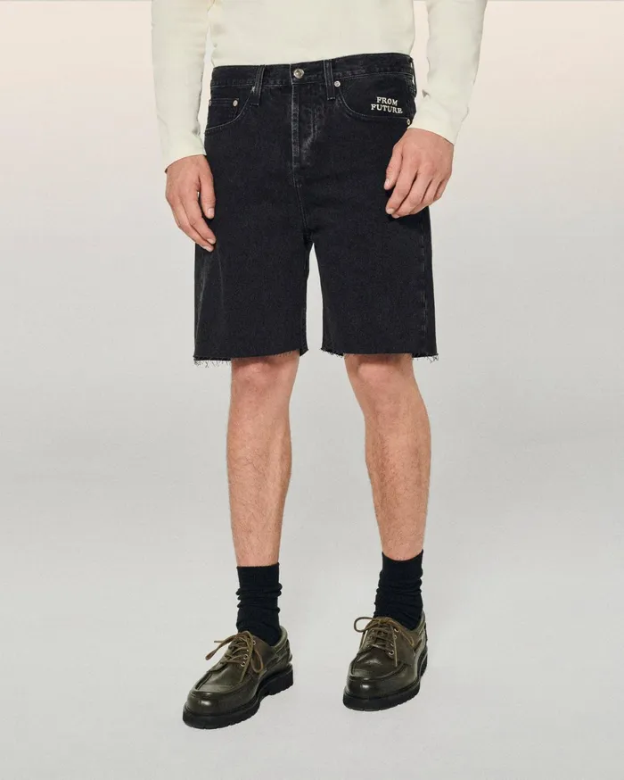 From Future Shorts Men Jack Jean Shorts Black
