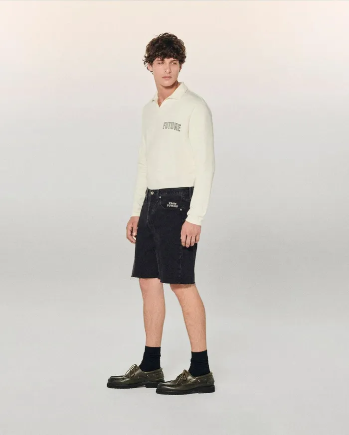 From Future Shorts Men Jack Jean Shorts Black