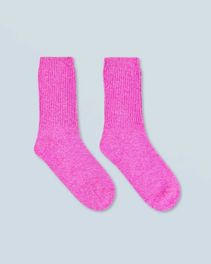 From Future Socks Ribbed MidHigh Socks Pink