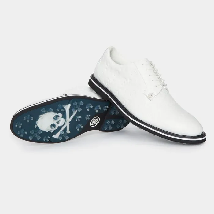 GFORE Golf Shoes Men GALLIVANTER DEBOSSED SKULL and TEES LEATHER GOLF SHOE Snowonyx