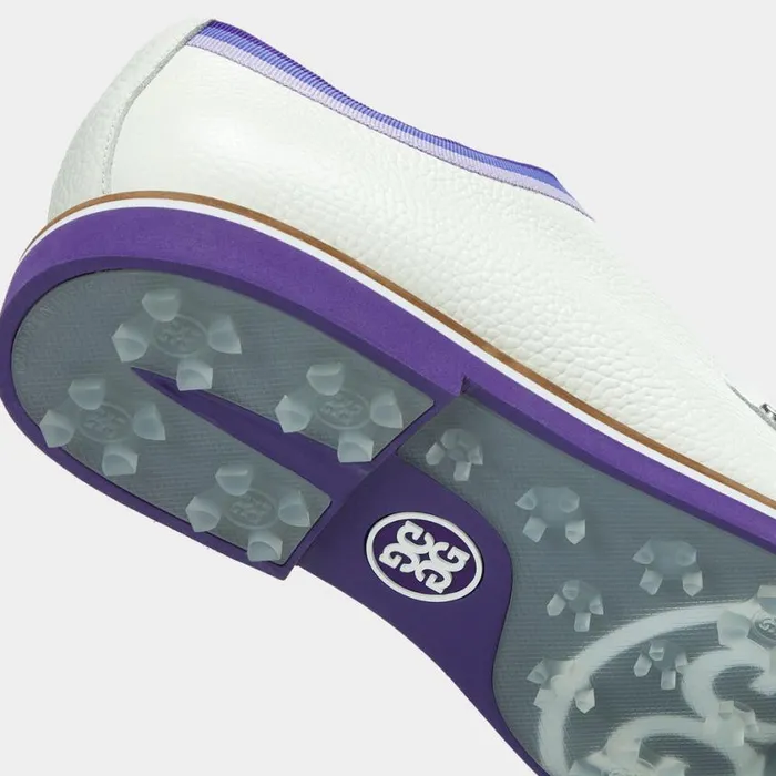 GFORE Golf Shoes Men GALLIVANTER PEBBLE GROSGRAIN GOLF SHOE Snow