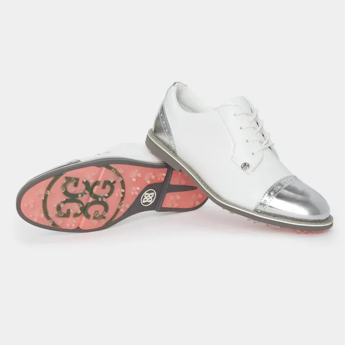 GFORE Golf Shoes Women GALLIVANTER LEATHER CAP TOE GOLF SHOE Snow GFORE Golf Shoes Women GALLIVANTER LEATHER CAP TOE GOLF SHOE Snow