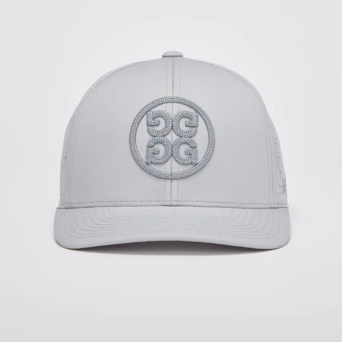 GFORE Hats Men PERFORATED CIRCLE G039S RIPSTOP SNAPBACK HAT Nimbus