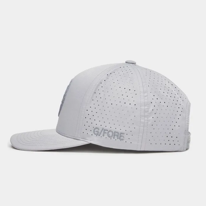 GFORE Hats Men PERFORATED CIRCLE G039S RIPSTOP SNAPBACK HAT Nimbus