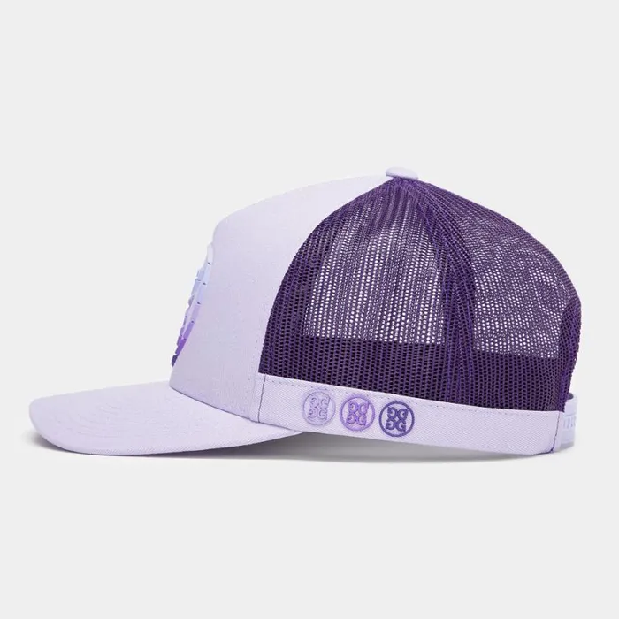 GFORE Hats MenWomen GRADIENT CIRCLE G039S COTTON TWILL TRUCKER HAT Aura