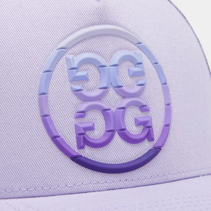 GFORE Hats MenWomen GRADIENT CIRCLE G039S COTTON TWILL TRUCKER HAT Aura
