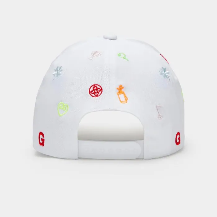 GFORE Hats Women EMBROIDERED ICON STRETCH TWILL SNAPBACK HAT Snow GFORE Hats Women EMBROIDERED ICON STRETCH TWILL SNAPBACK HAT Snow