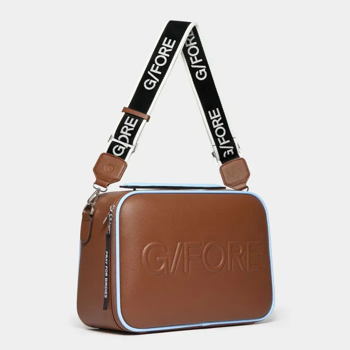 GFORE Luggage and Bags MenWomen LTD RELEASE EMBOSSED SMALL SUITCASE Espresso