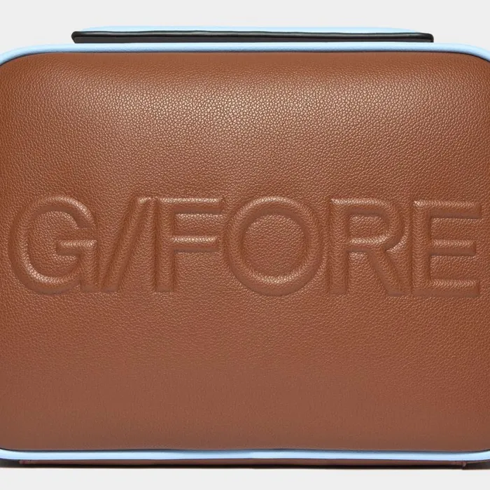 GFORE Luggage and Bags MenWomen LTD RELEASE EMBOSSED SMALL SUITCASE Espresso