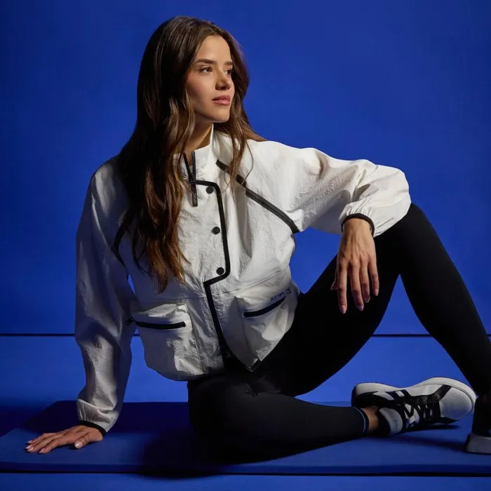 GFORE Outerwear Women CONTRAST STRETCH CROPPED OPS WINDBREAKER Snow