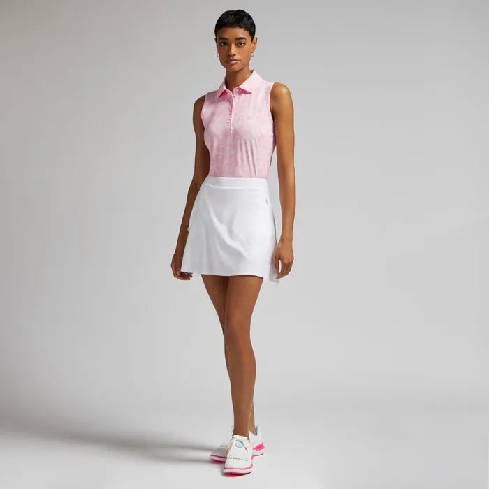 GFORE Polos and Shirts Women ICON CAMO SILKY TECH NYLON SLEEVELESS POLO Blush GFORE Polos and Shirts Women ICON CAMO SILKY TECH NYLON SLEEVELESS POLO Blush