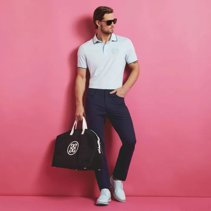 GFORE Polos Men CIRCLE G039S EMBOSSED TECH JERSEY BANDED SLEEVE POLO Daybreak GFORE Polos Men CIRCLE G039S EMBOSSED TECH JERSEY BANDED SLEEVE POLO Daybreak