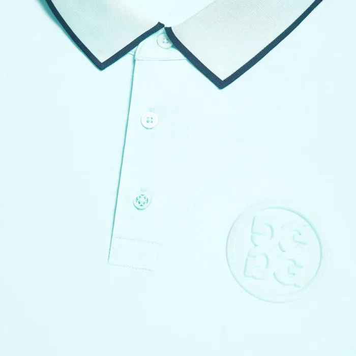 GFORE Polos Men CIRCLE G039S EMBOSSED TECH JERSEY BANDED SLEEVE POLO Daybreak GFORE Polos Men CIRCLE G039S EMBOSSED TECH JERSEY BANDED SLEEVE POLO Daybreak