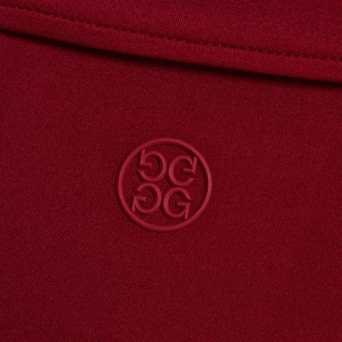 GFORE Polos Men EMBROIDERED SKULL and TEES TECH JERSEY MODERN SPREAD COLLAR POLO Rhubarb GFORE Polos Men EMBROIDERED SKULL and TEES TECH JERSEY MODERN SPREAD COLLAR POLO Rhubarb