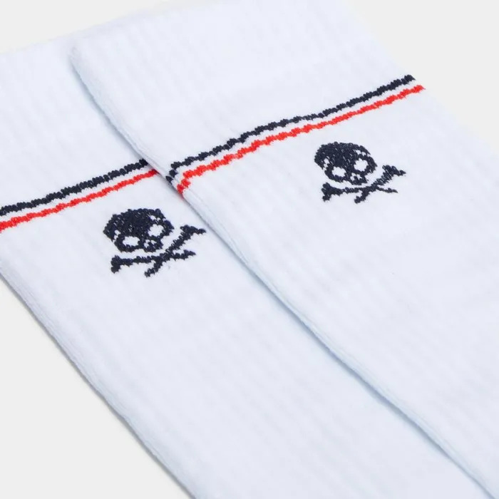 GFORE Socks Women SKULL and TEES RIBBED NYLON CREW SOCK Snow GFORE Socks Women SKULL and TEES RIBBED NYLON CREW SOCK Snow