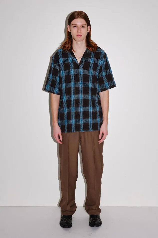 Gonzo 8211 Brown Check Men Won Hundred Shirts