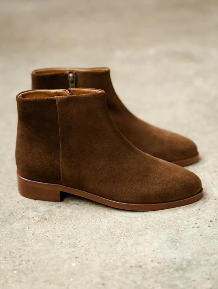 Hada Rockies Brown Women Bobbies Ankle Boots