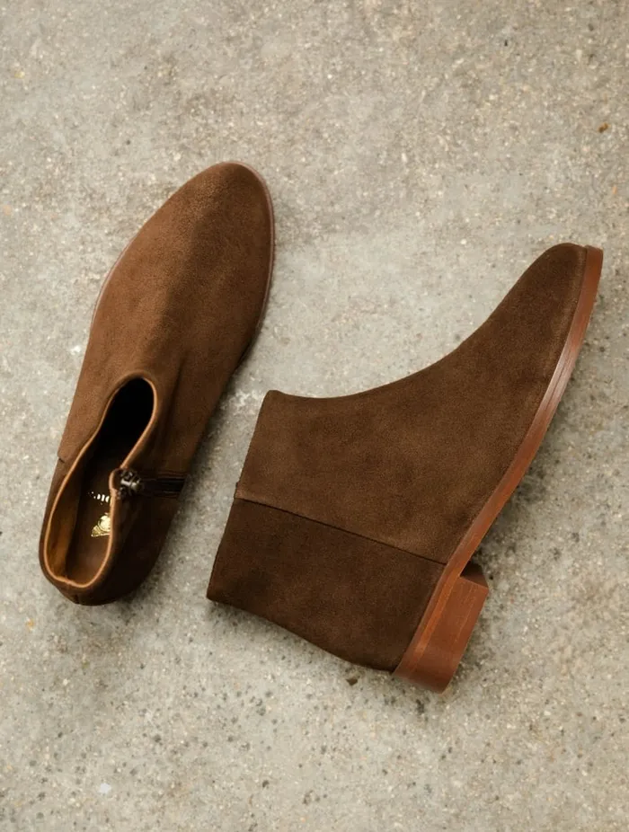 Hada Rockies Brown Women Bobbies Ankle Boots