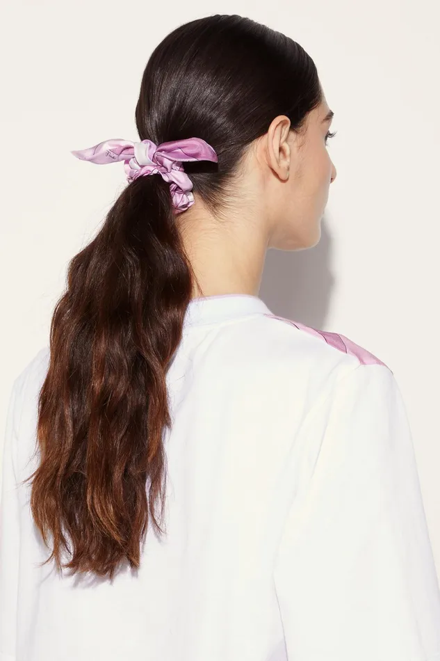 Hats And Hair Accessories Women PUCCI IridePrint Silk Hair Tie