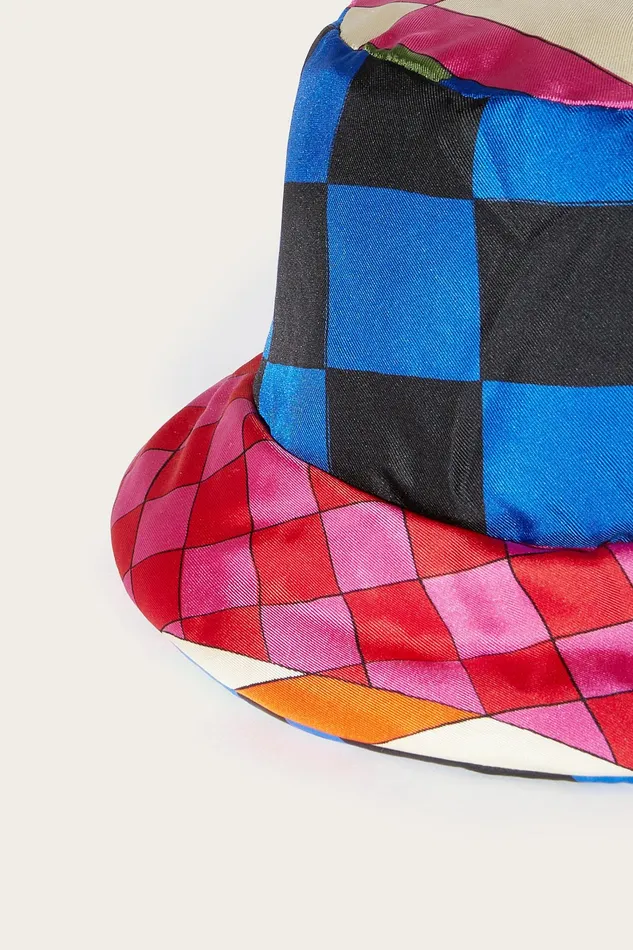 Hats And Hair Accessories Women PUCCI Marmo And GiardinoPrint Reversible Bucket Hat