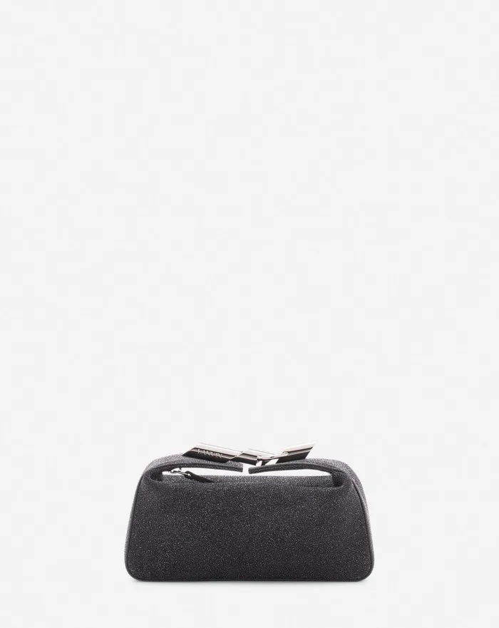 Haute Squence Clutch Bag In Suede Black Women Lanvin Mini Bags and Clutches