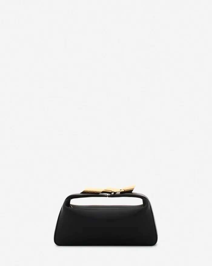 Haute Squence Leather Clutch Bag Black Women Lanvin Mini Bags and Clutches