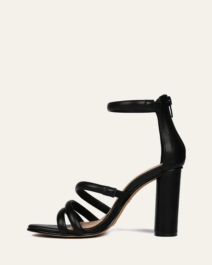 HIGH SANDALS jomercer Women Pippin high heel sandals black leather