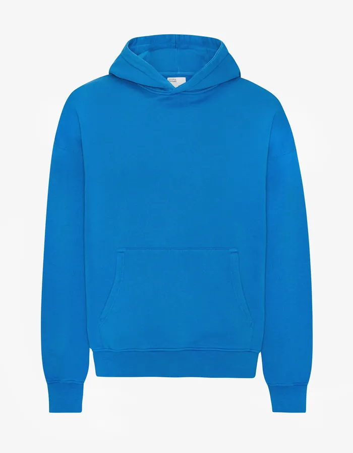 Hoodies Organic Oversized Hood 8211 Pacific Blue 8211 Colorfulstandard Women