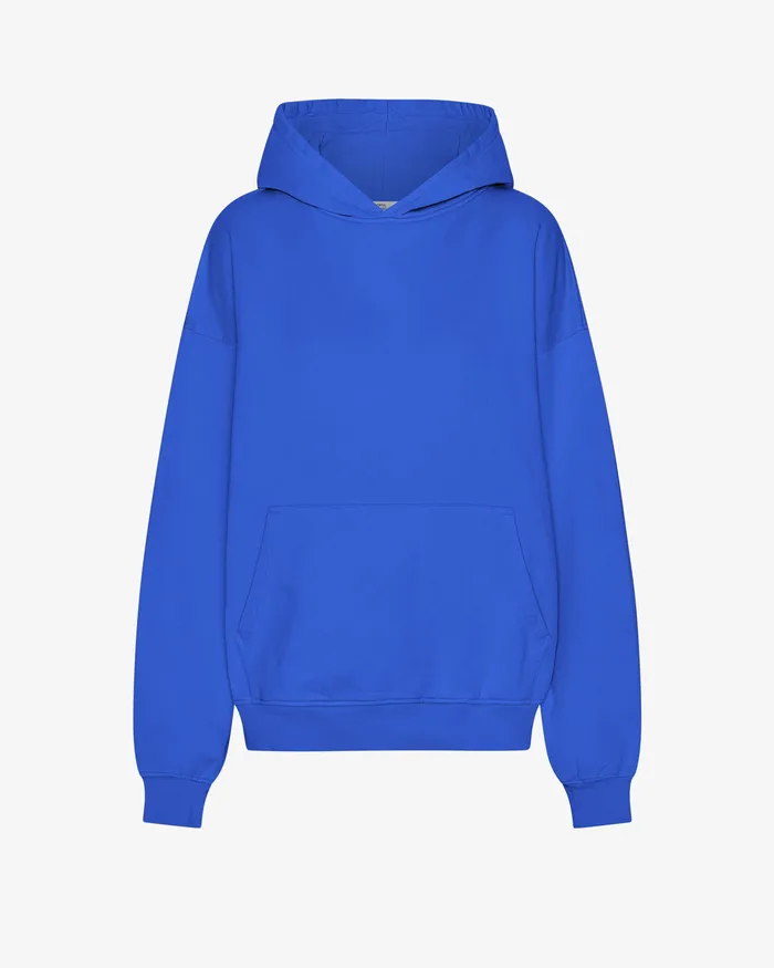 Hoodies Organic Oversized Hood 8211 Sapphire Blue 8211 Colorfulstandard Women
