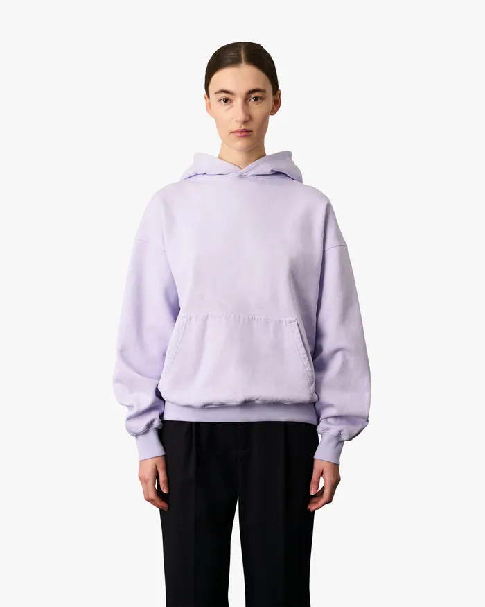 Hoodies Organic Oversized Hood 8211 Sapphire Blue 8211 Colorfulstandard Women