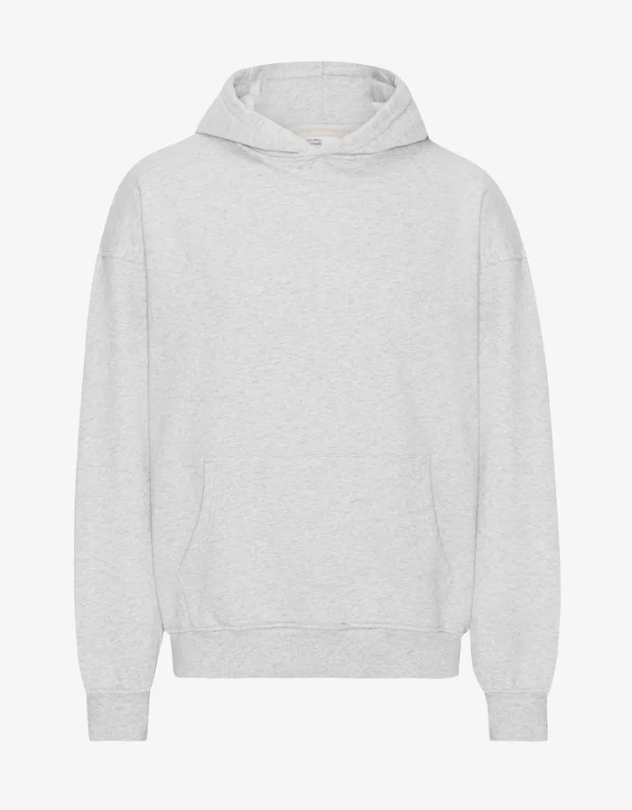Hoodies Women Organic Oversized Hood 8211 Snow Melange Colorfulstandard