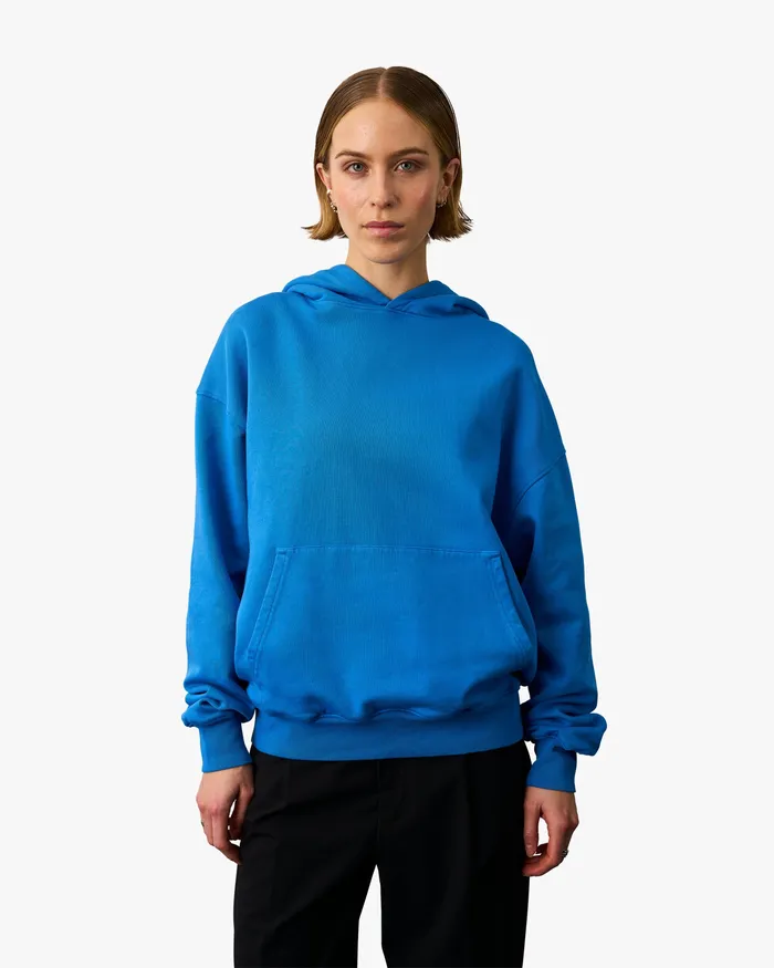 Hoodies Women Organic Oversized Hood 8211 Snow Melange Colorfulstandard