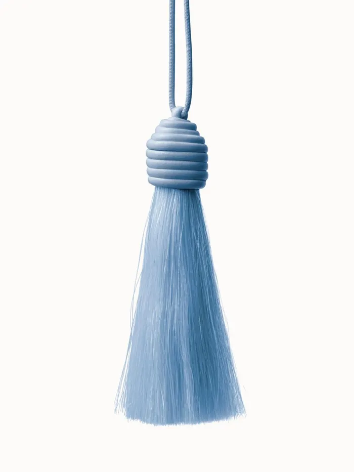 Horsehair Necklace Powder Blue Women Akris Necklaces