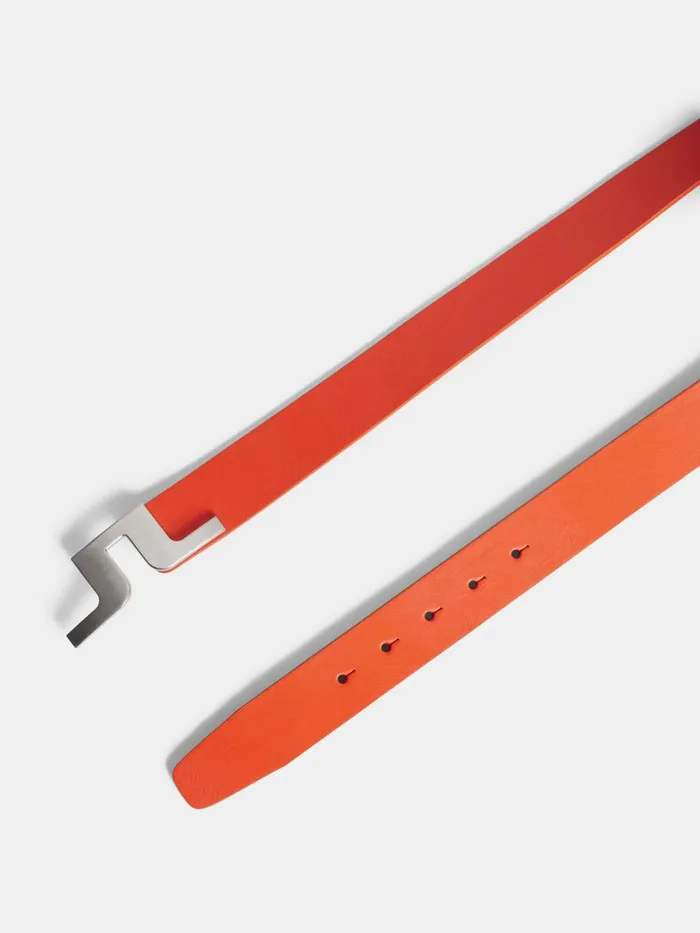 JLindeberg Bridger Leather Belt Men Golf Belts