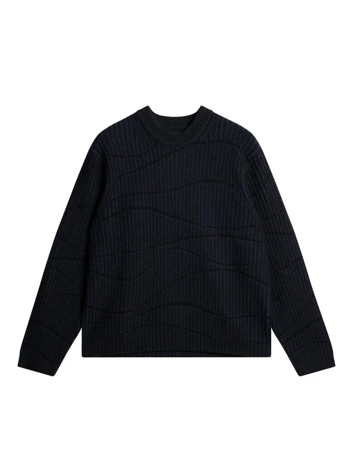 JLindeberg Ken Resonance Jacquard Crew Men Knitwear