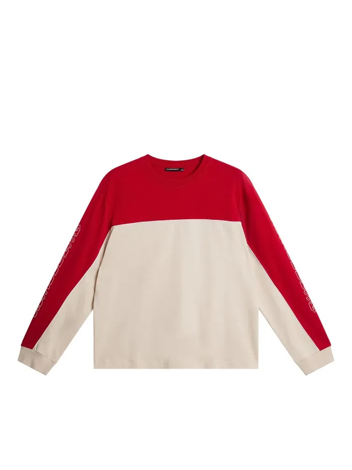 JLindeberg Stanley Panel Longsleeve Tee Men TShirts