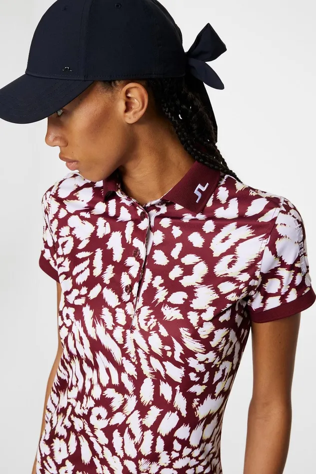 JLindeberg Tour Tech Print Polo Women Polo Shirts