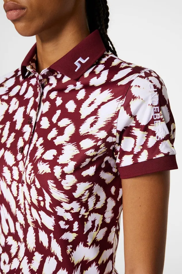 JLindeberg Tour Tech Print Polo Women Polo Shirts