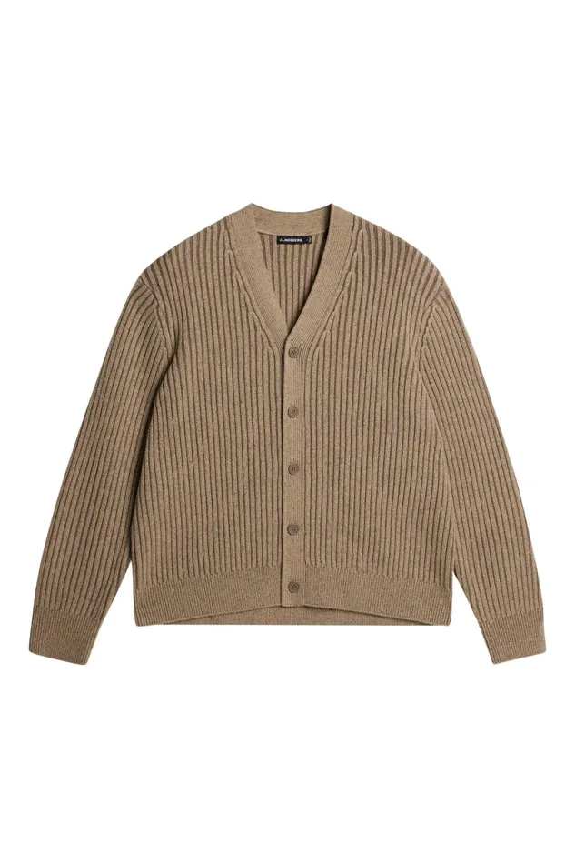 JLindeberg Twin Plated Knit Cardigan Men Knitwear
