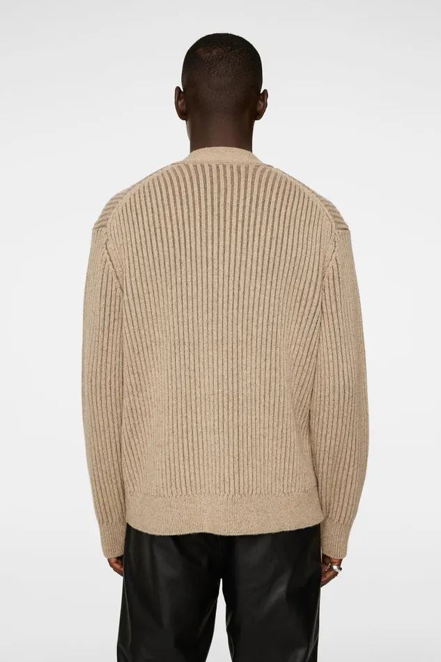 JLindeberg Twin Plated Knit Cardigan Men Knitwear