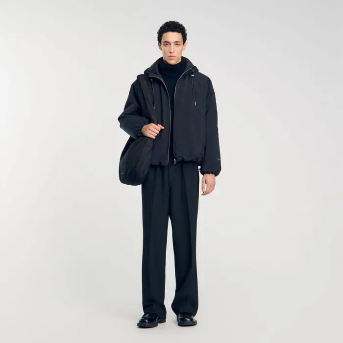 Jackets Men SANDRO Padded Jacket Black