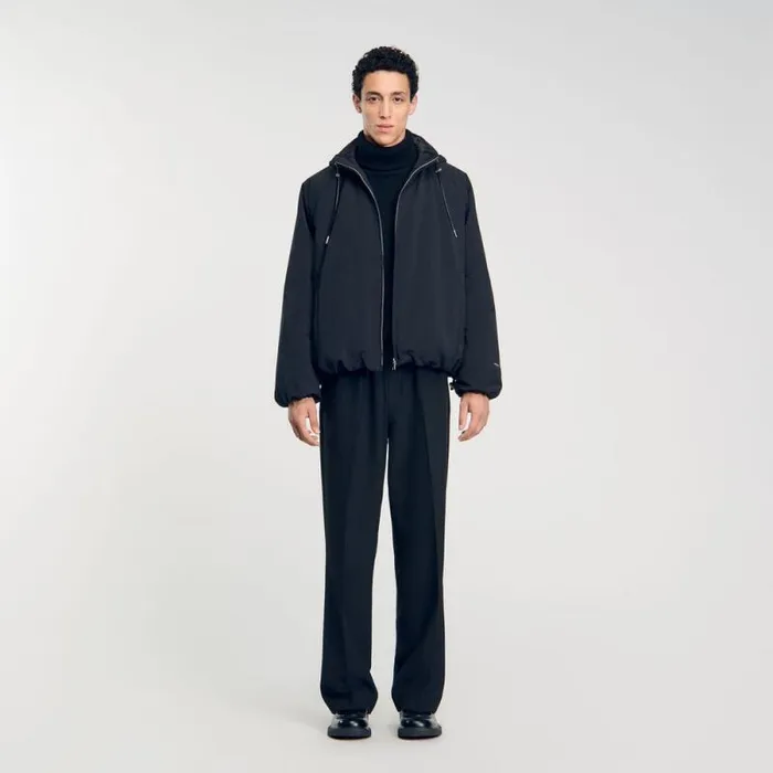 Jackets Men SANDRO Padded Jacket Black