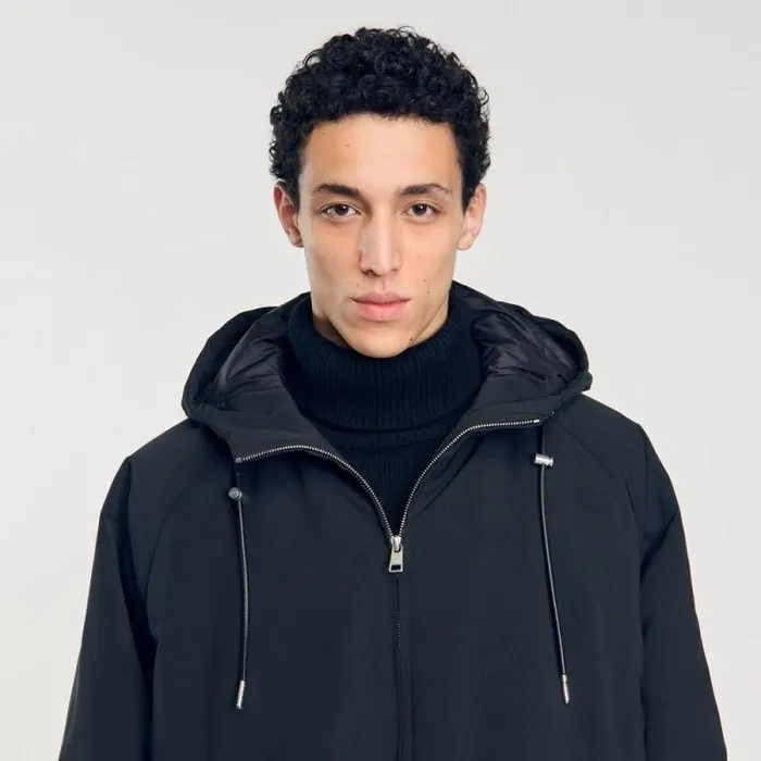 Jackets Men SANDRO Padded Jacket Black