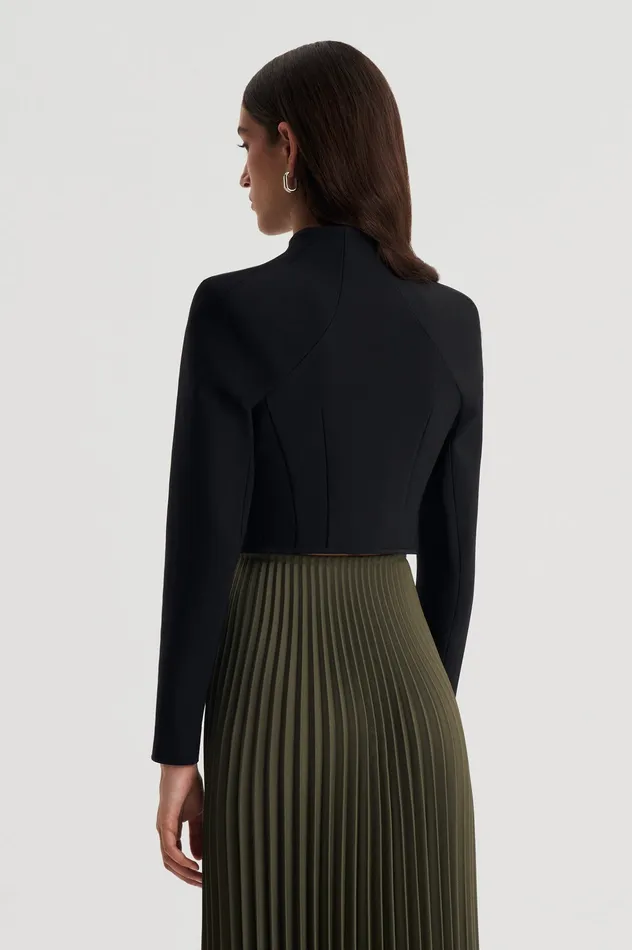 Jackets Scanlan Theodore Women MILANO ZIP JACKET BLACK